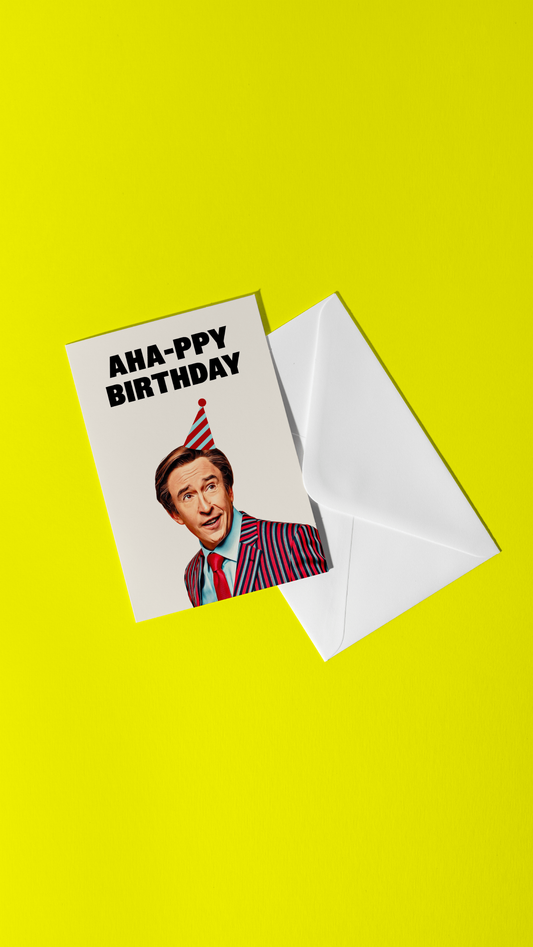 alan partridge birthday card