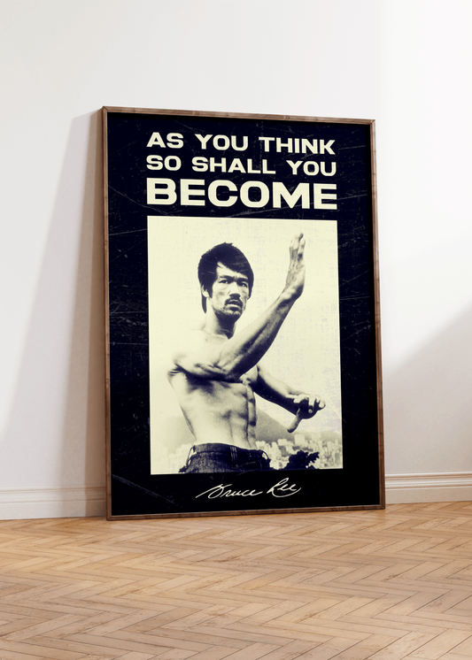 bruce lee quote poster