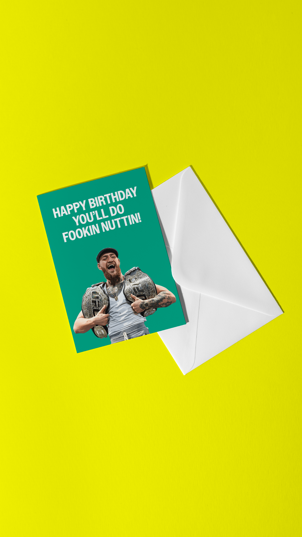 conor mcgregor birthday card