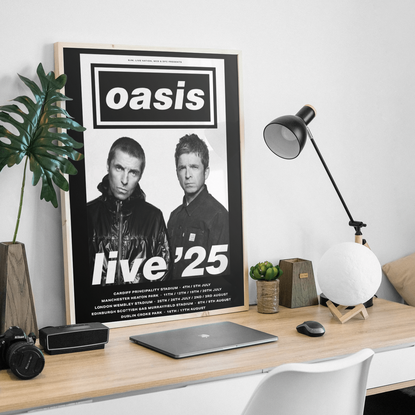 Oasis 2025 Tour Poster