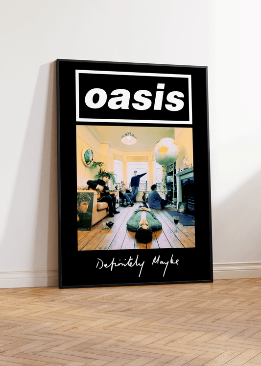 oasis definitely maybe poster